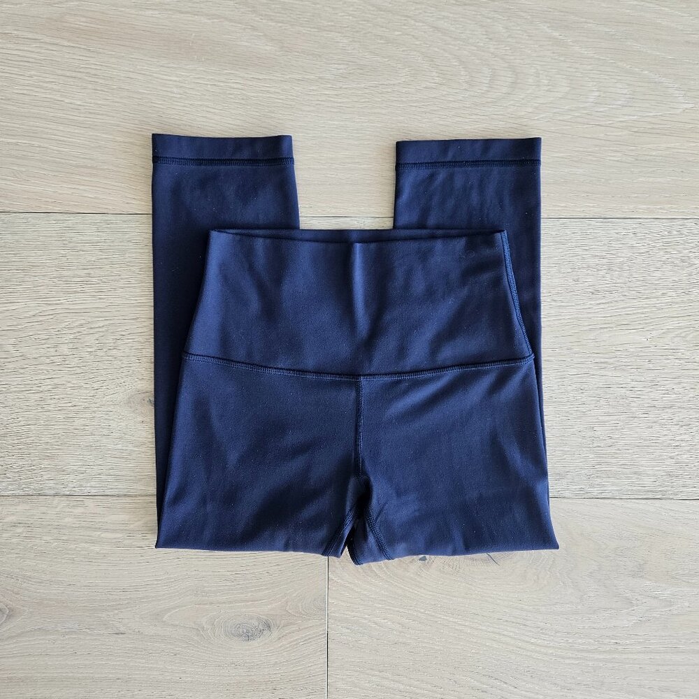 Lululemon Align Crop Leggings 17" Navy Size 4